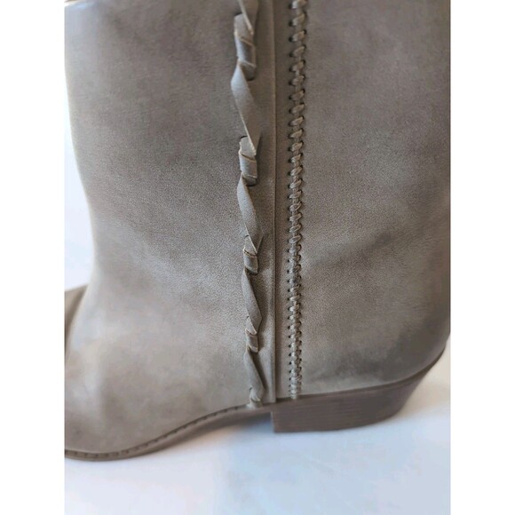 Lucky Brand Women's Brown Faux Leather Ankle Boots, Size 8 - Picture 4 of 11